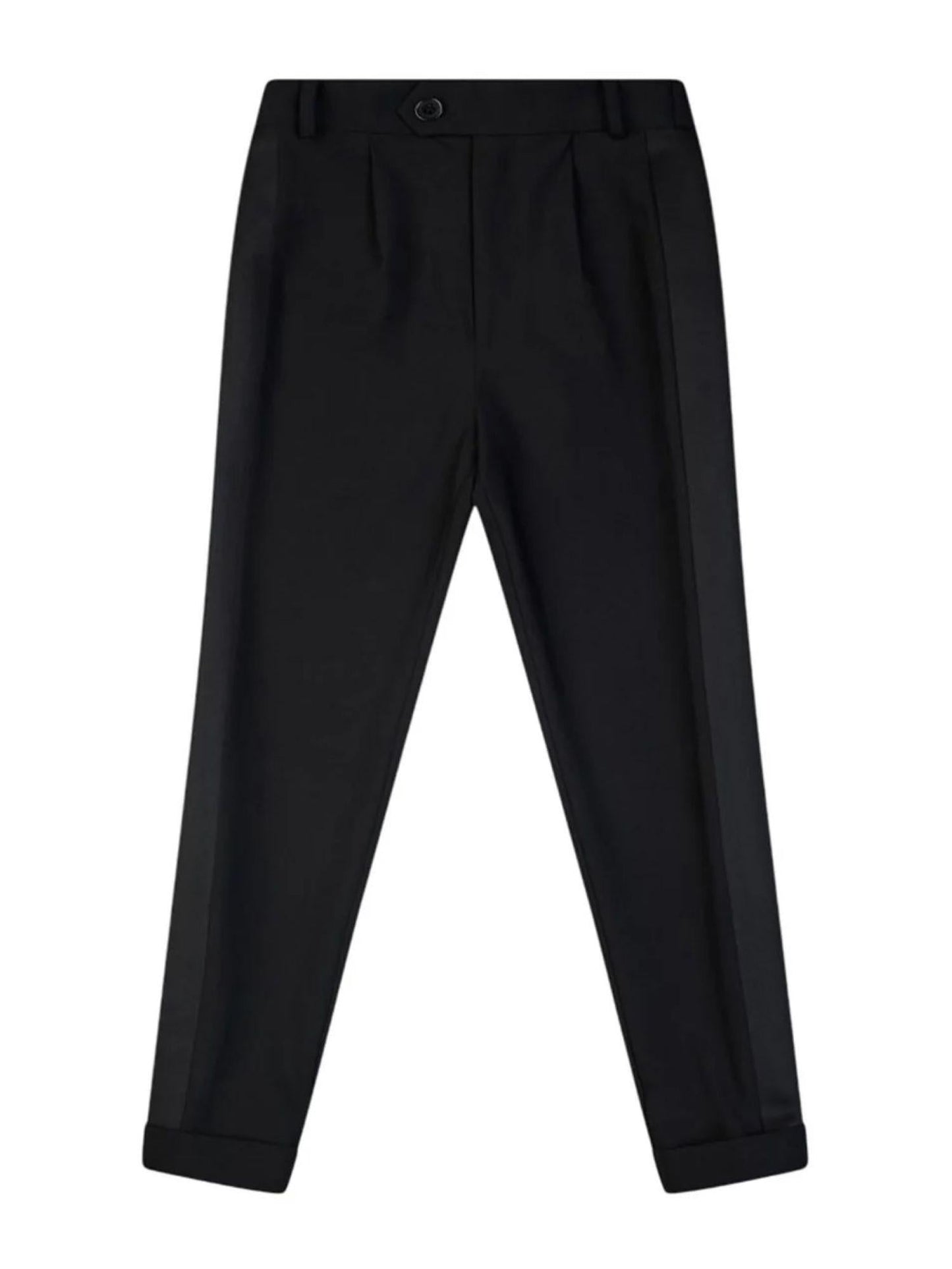 John Richmond pantaloni Rab con pinces nero - mem39