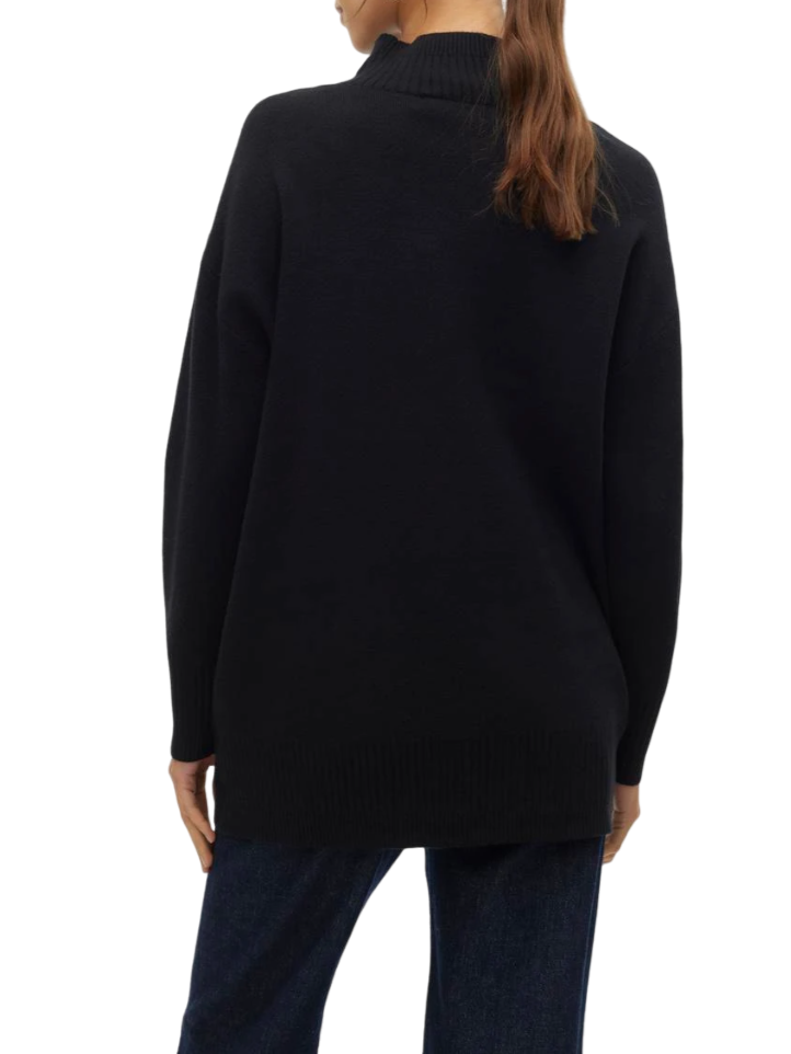 Vero Moda maglia dolcevita Gold in misto viscosa nero - mem39