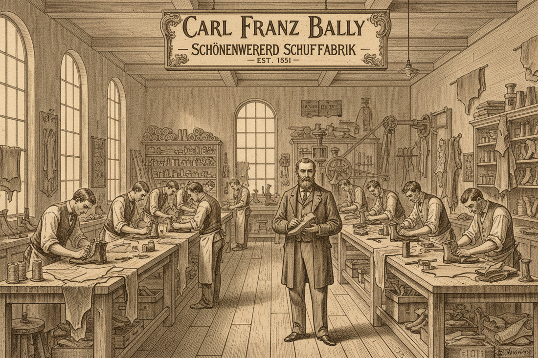 La fabbrica Bally a Schönenwerd nell'Ottocento