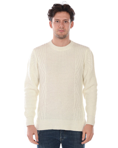 Pullover Bianco 52 Daniele Alessandrini - mem39