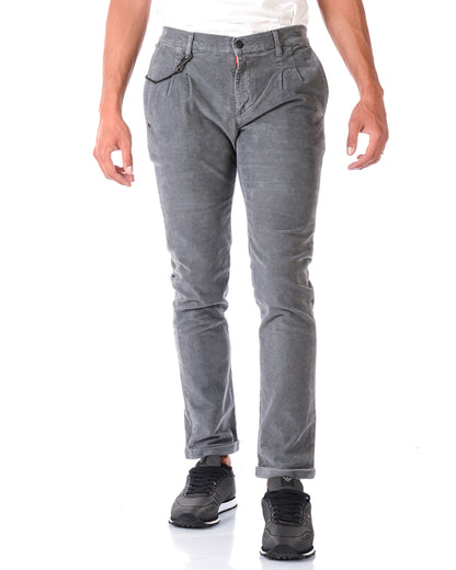 Jeans Daniele Alessandrini Grigio Scuro Taille 44 - mem39