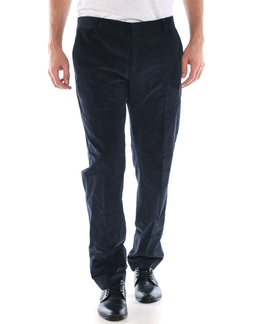 Pantaloni Daniele Alessandrini Blu M - mem39