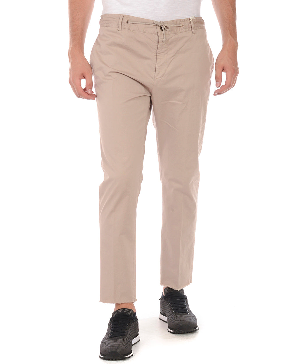 Pantaloni Beige Taglia 46 - Daniele Alessandrini - mem39