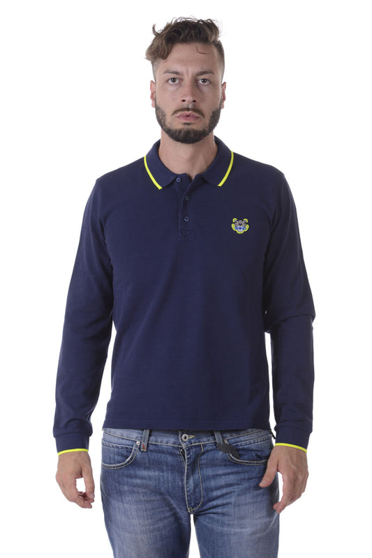 Polo Kenzo Blu Chiaro Lunga - mem39