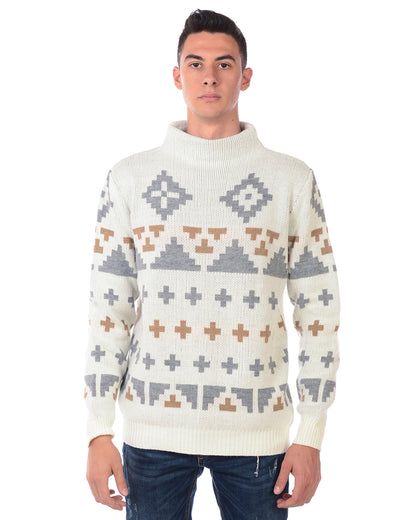 Maglione Beige Daniele Alessandrini 48 - mem39