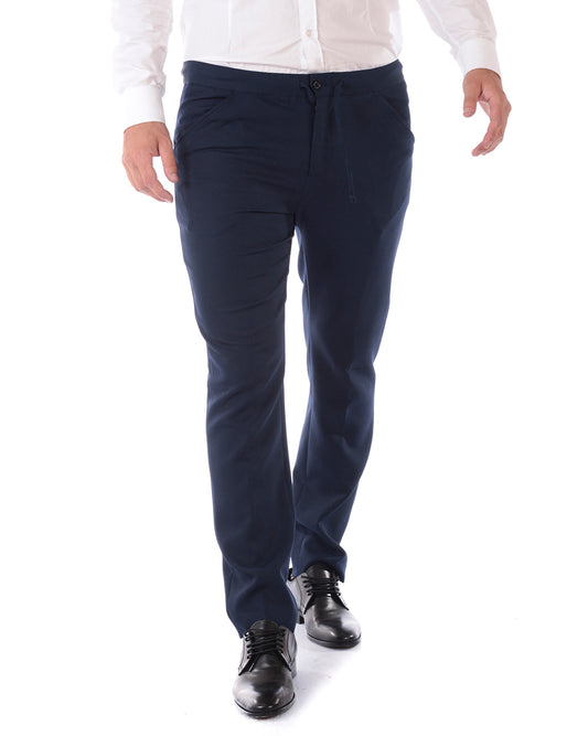 Pantaloni Blu Daniele Alessandrini - mem39