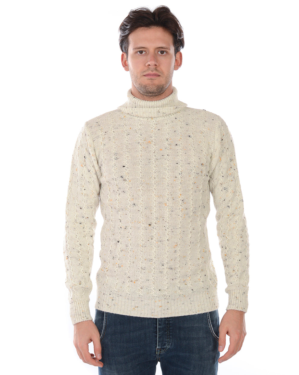 Maglia Beige Daniele Alessandrini - mem39