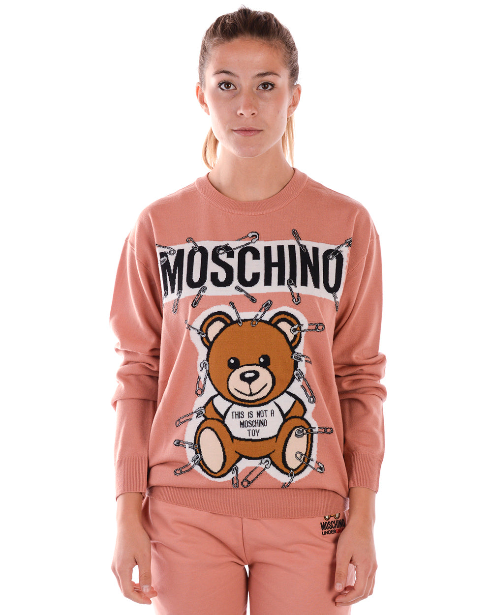 Maglia Moschino Rosa XS Lana Vergine - mem39