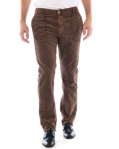 Pantaloni Daniele Alessandrini in Cotone ed Elastan - mem39