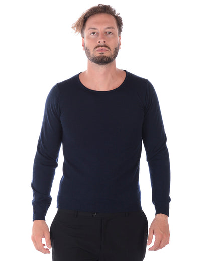 Maglia Daniele Alessandrini Blu A/I 52 - Stile Elegante - mem39