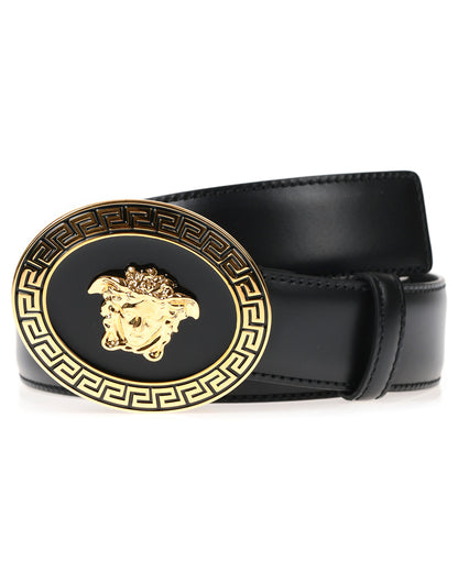 Cintura Versace Nero 90 - Pelle Maestosa - mem39