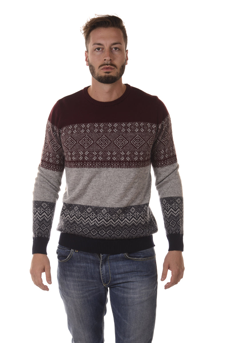 Maglione Grigio Lana Daniele Alessandrini - mem39