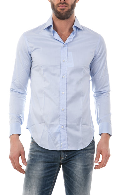 Camicia Armani Collezioni Azzurra Slim Fit - mem39