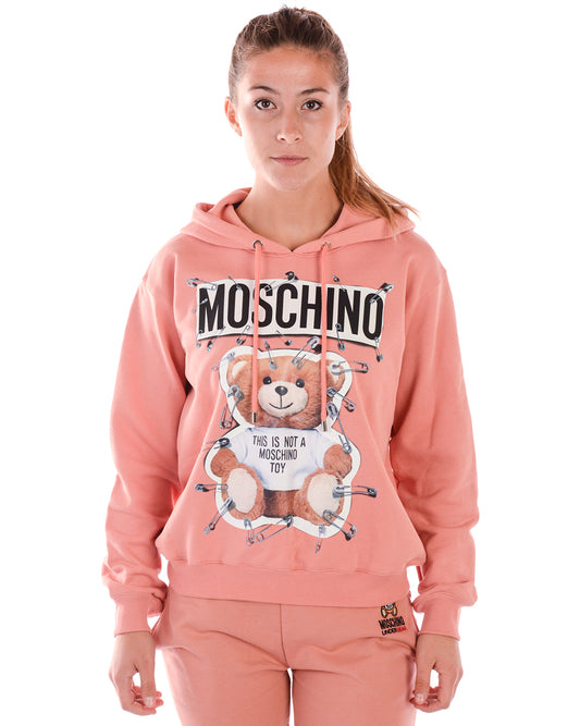 Felpa Rosa Moschino 38 M - mem39