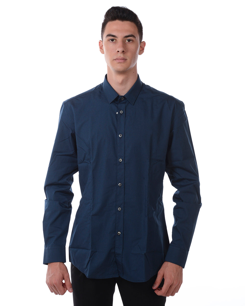 Camicia Blu Daniele Alessandrini - mem39