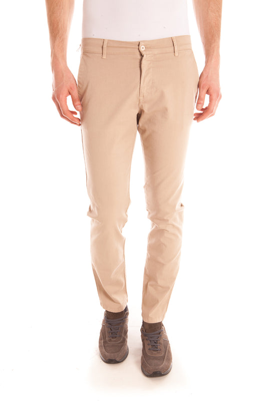 Pantaloni Daniele Alessandrini Beige Chiaro M - mem39