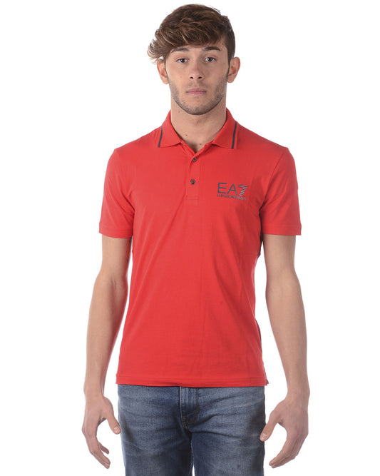 Polo Emporio Armani EA7 Rosso Elegante - mem39