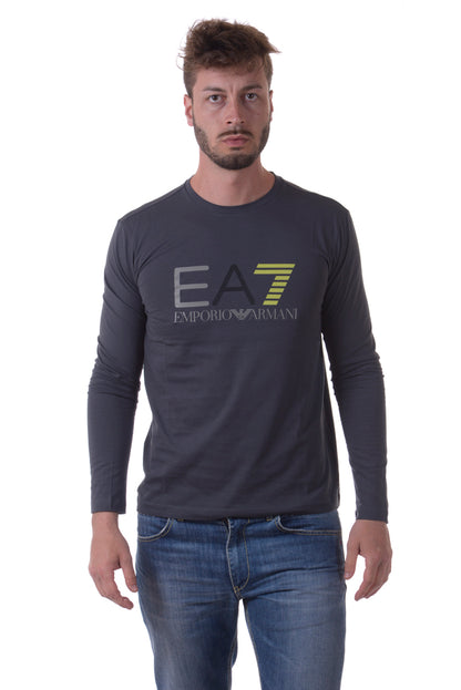 Maglia Manica Lunga Grigia Scuro Emporio Armani EA7 - mem39