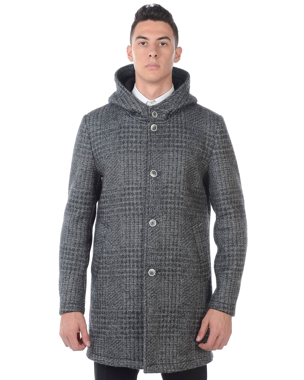 Elegante Cappotto Grigio - Daniele Alessandrini - mem39