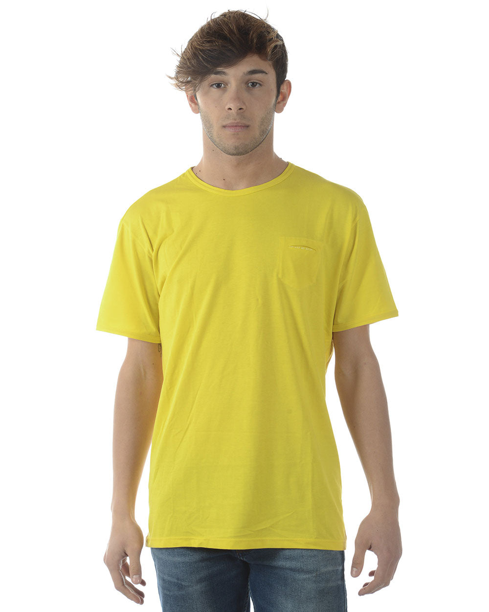 T-shirt XL Giallo Daniele Alessandrini - mem39