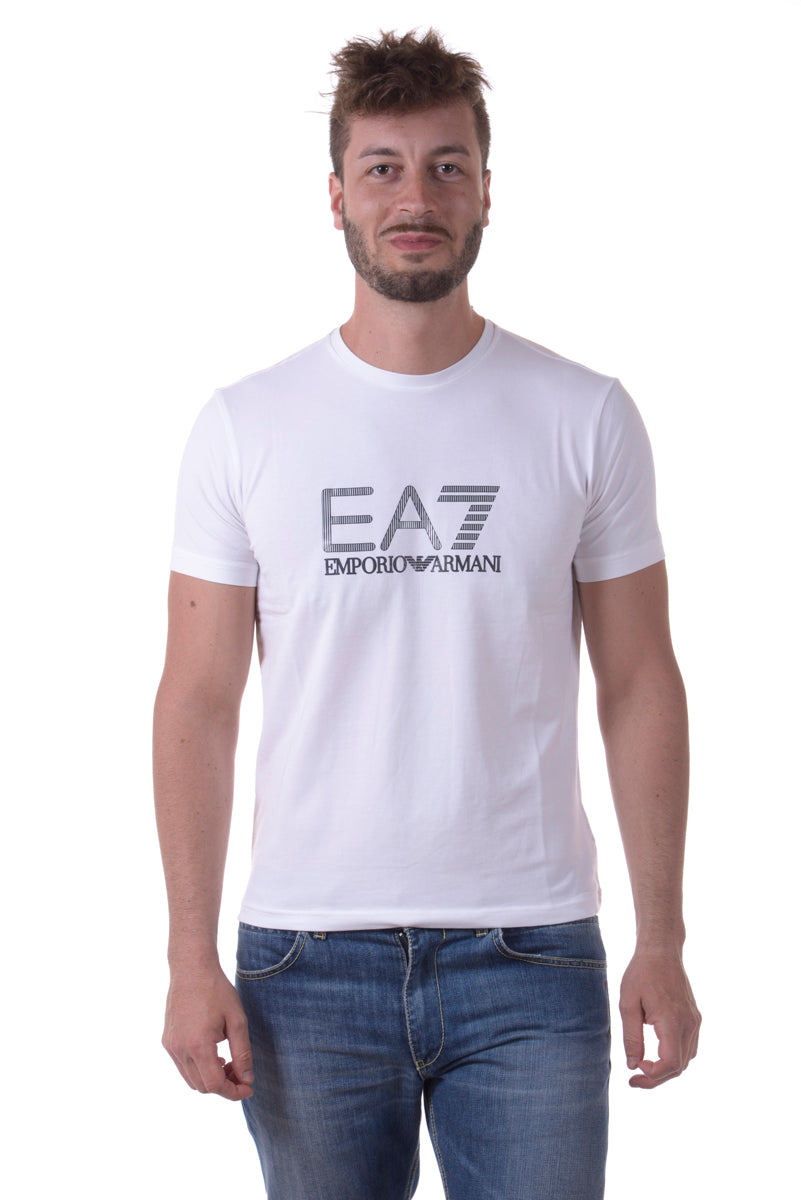 T-Shirt Emporio Armani EA7 in Cotone Elasticizzato - mem39