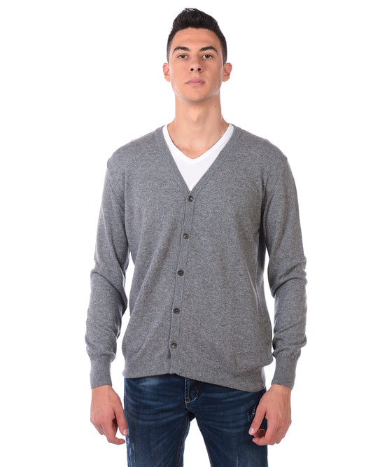 Cardigan Grigio Daniele Alessandrini - mem39