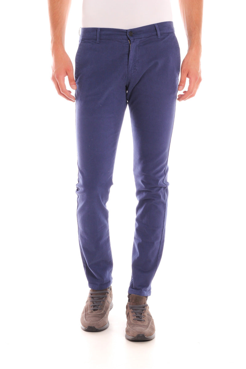 Pantaloni Daniele Alessandrini Blu 32 - mem39