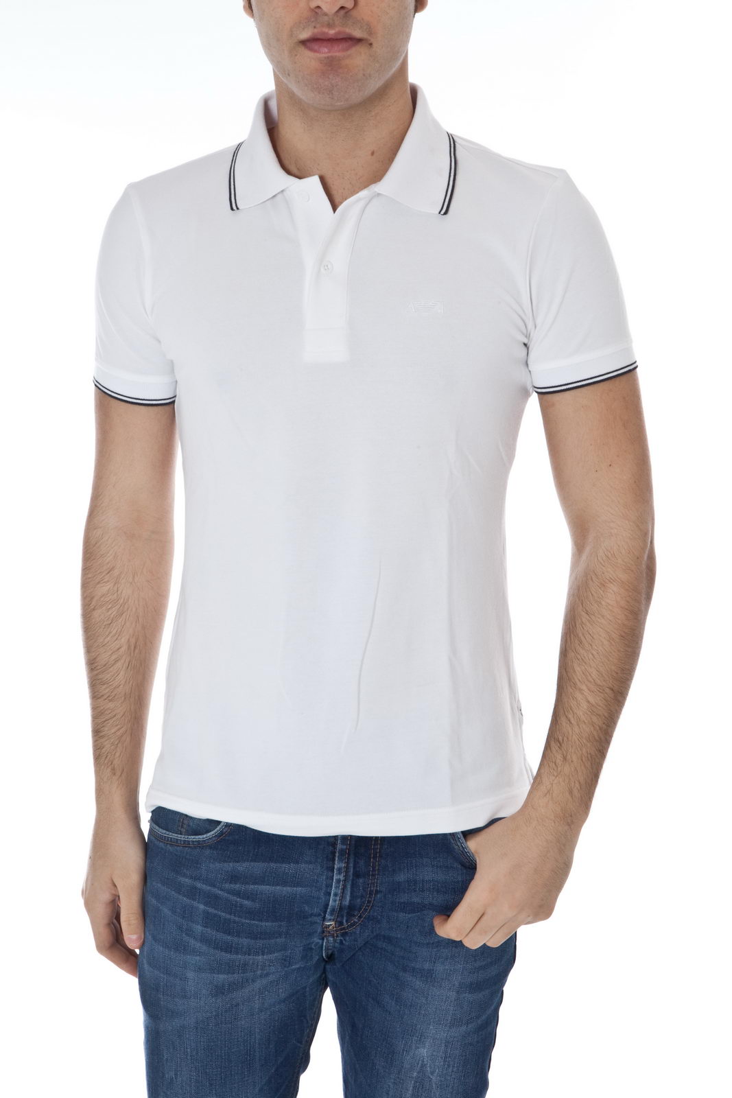 Polo Armani Jeans XL Bianco - mem39