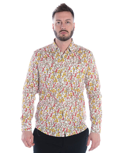 Camicia Verde Multicolore Daniele Alessandrini M 🌟 - mem39