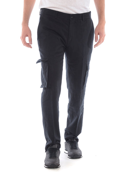 Pantaloni Nero Daniele Alessandrini M - mem39