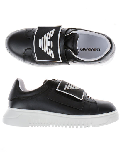 Sneakers Emporio Armani - Nero Oro - mem39