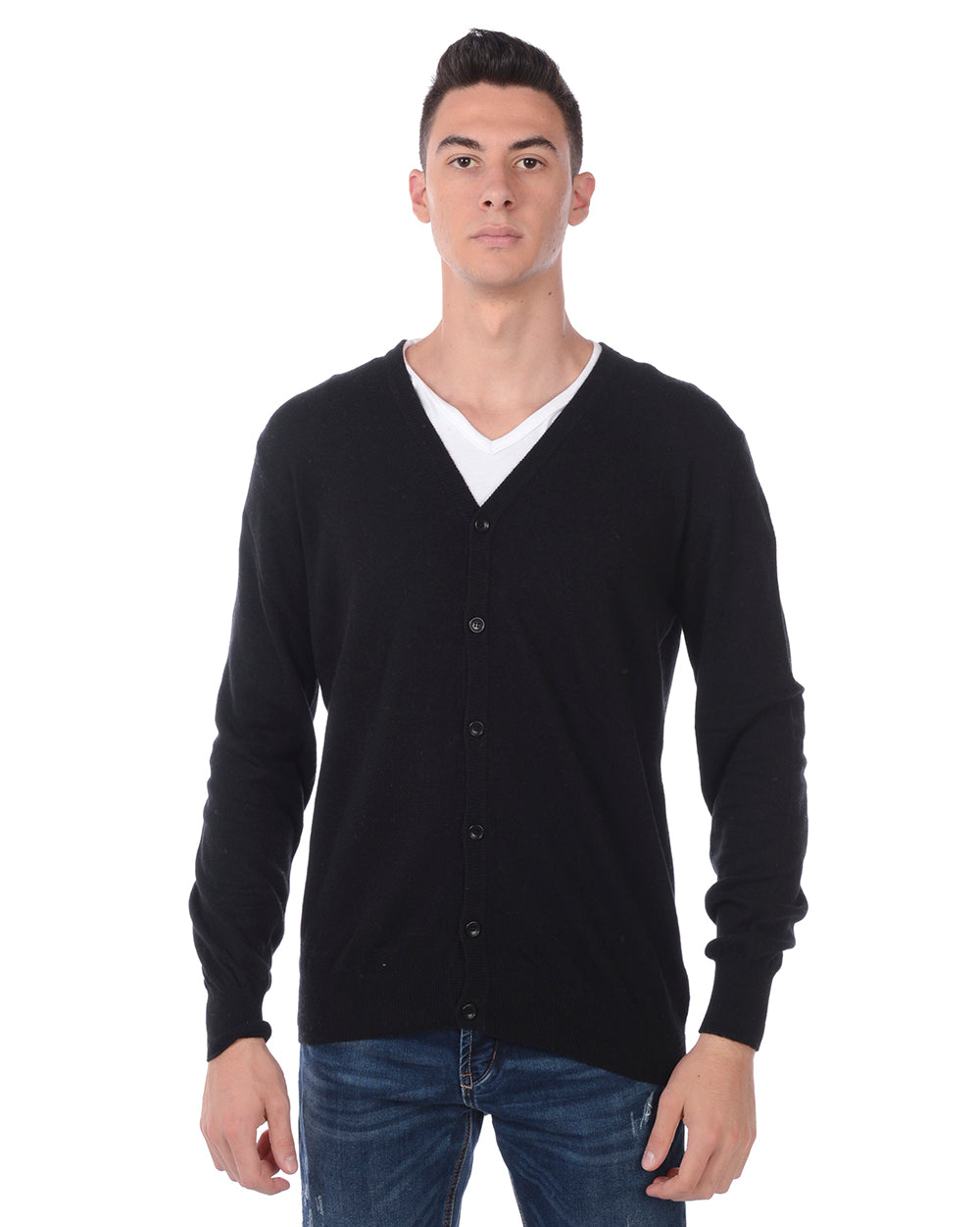 Cardigan Grigio Daniele Alessandrini - mem39