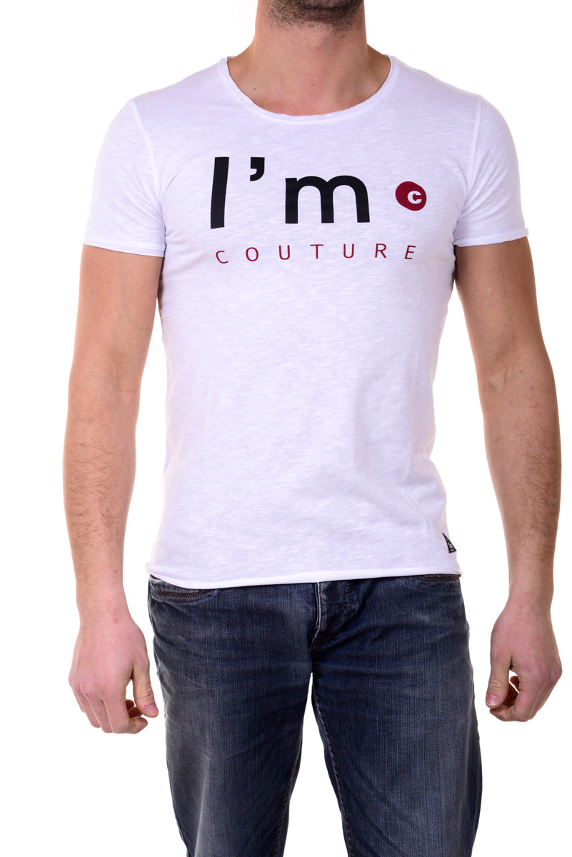 Felpa Grigia con Logo Stampato - I'M C COUTURE - mem39