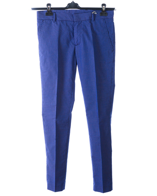 Pantaloni Daniele Alessandrini Blu Scuro Cotone - mem39