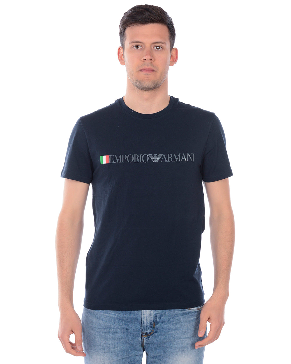 T-shirt Blu Scuro Emporio Armani Underwear - mem39