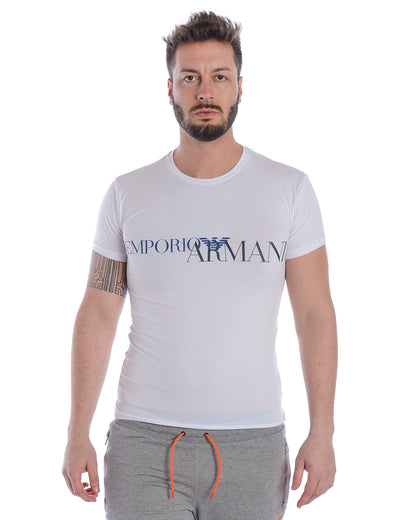 Maglia Uomo Bianca Collo a Giro Emporio Armani - mem39