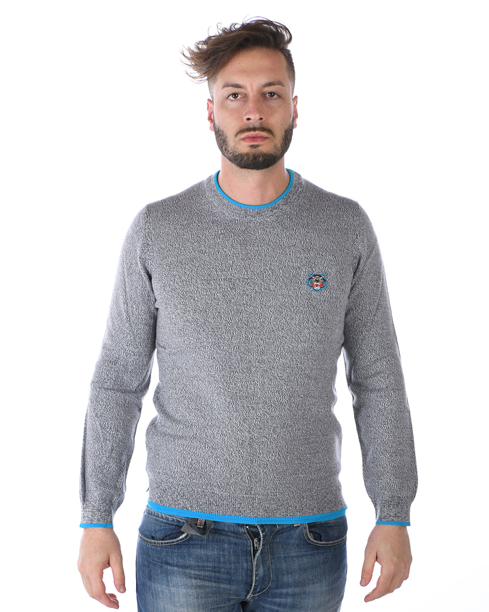 Maglione XL Grigio Kenzo - Eleganza Invernale - mem39