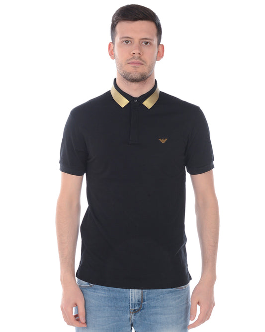 Polo Emporio Armani Nero e Oro - mem39