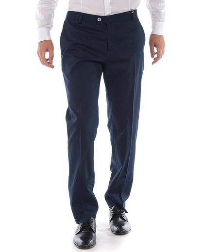 Pantaloni Formale Alessandrini 48 Azzurro - Eleganza senza Tempo - mem39