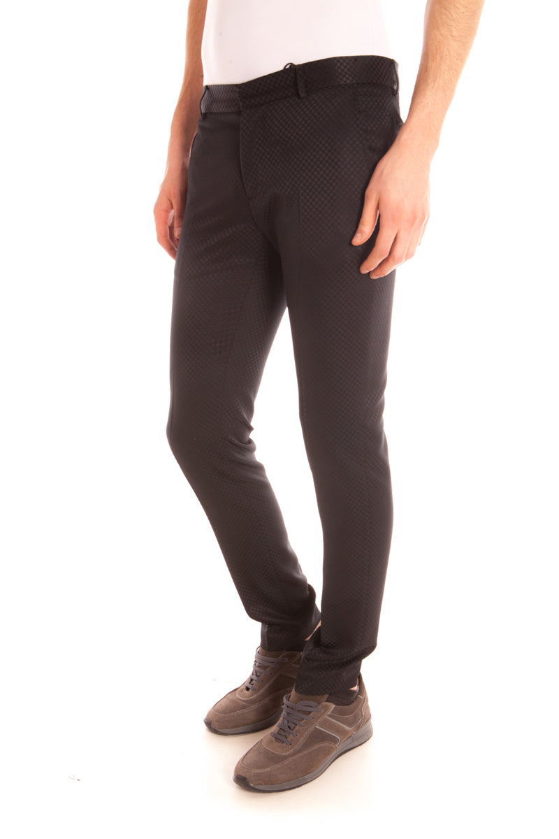 Pantaloni Eleganza Nero Daniele Alessandrini - mem39