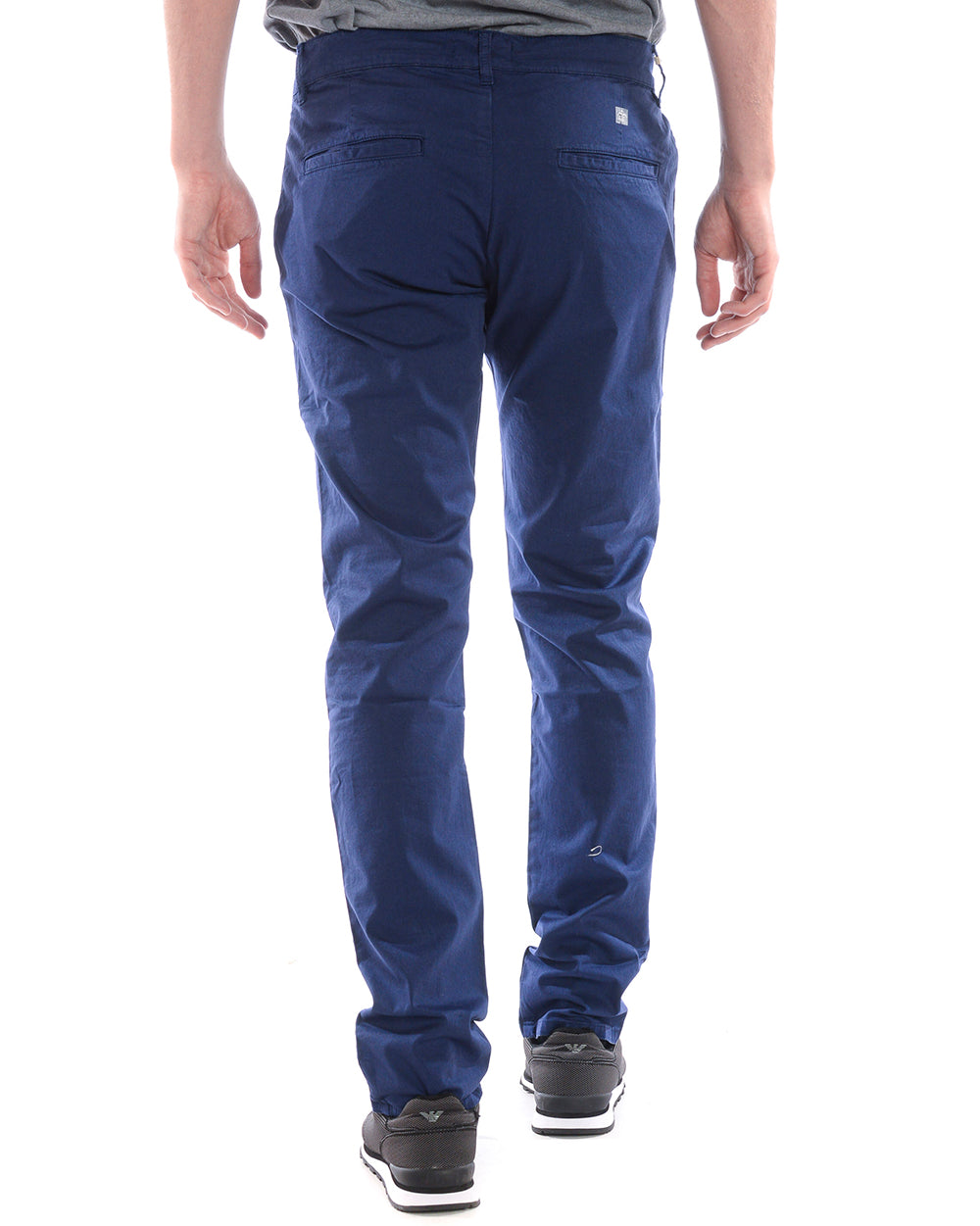 Pantaloni eleganza blu Daniele Alessandrini - mem39