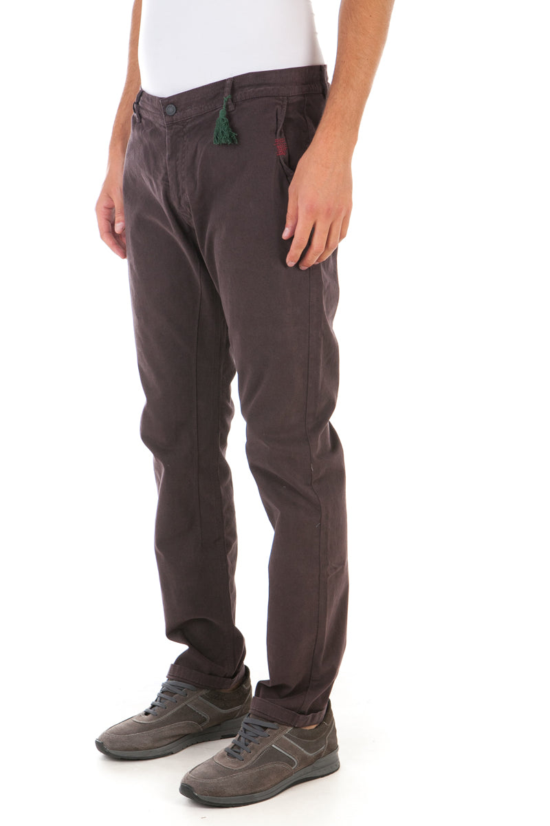 Pantaloni Bordeaux Scuro Daniele Alessandrini - mem39