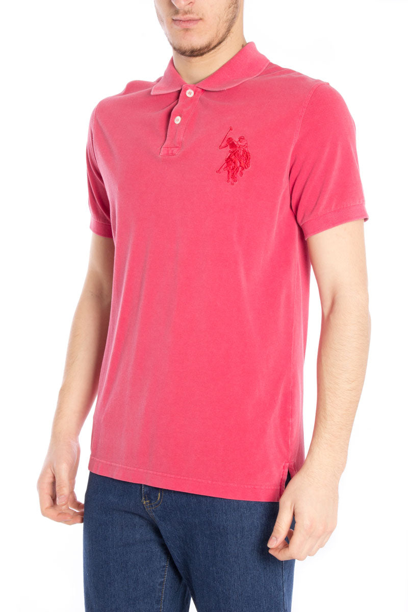 Polo Rosa in Cotone di Alta Qualità - Polo United States - mem39