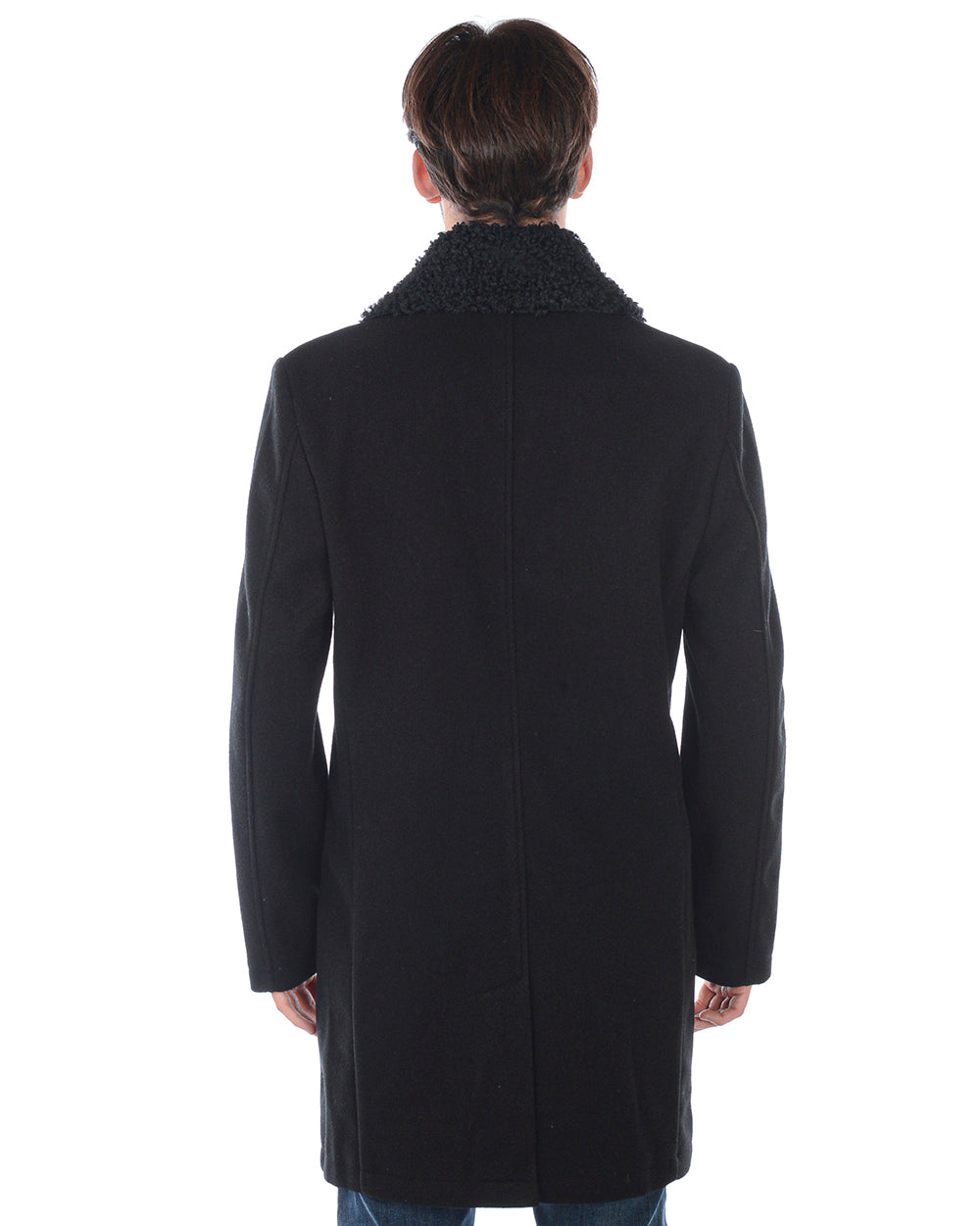 Cappotto Nero Daniele Alessandrini - mem39