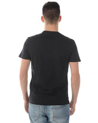 T-shirt Uomo EA7 Nero Stampato - mem39