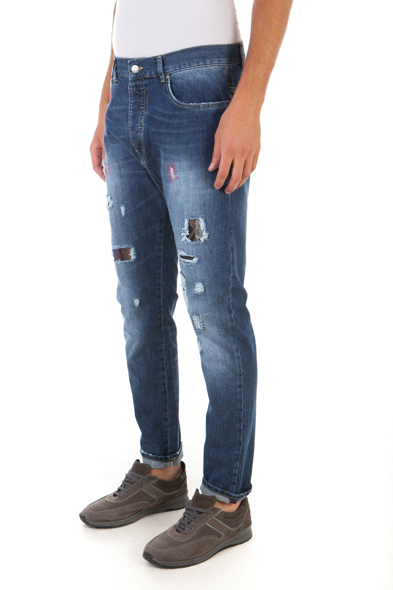 Pantaloni in Denim Daniele Alessandrini - mem39