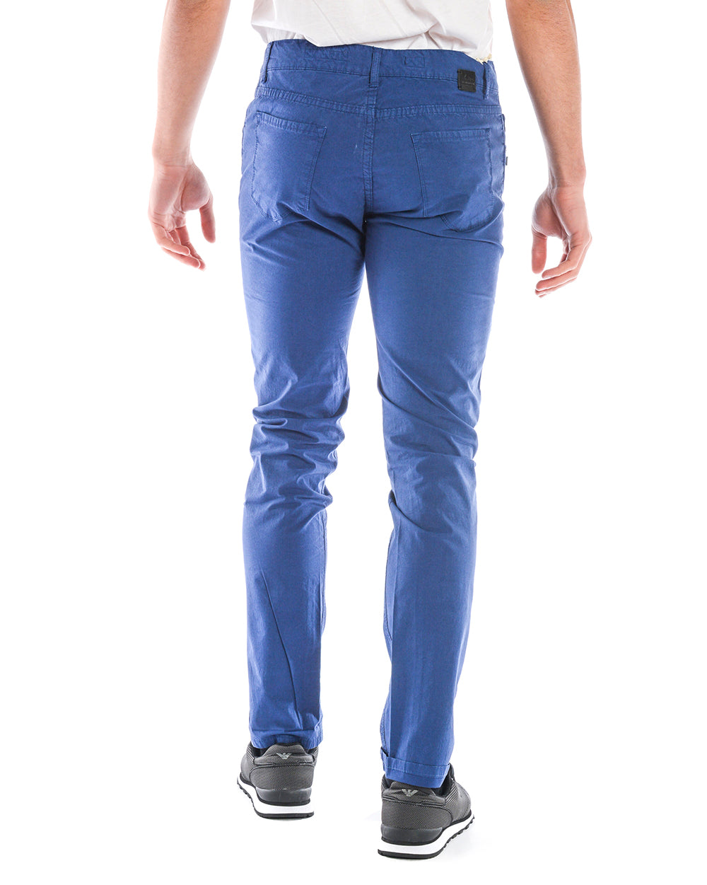 Pantaloni Daniele Alessandrini Blu Taglia 31 - mem39