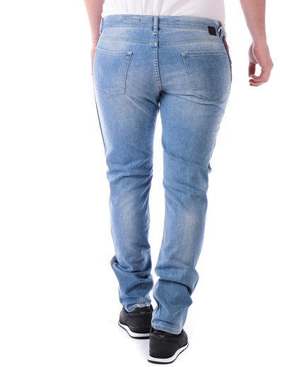 Jeans Daniele Alessandrini Classici con Chiusura a Bottoni - mem39