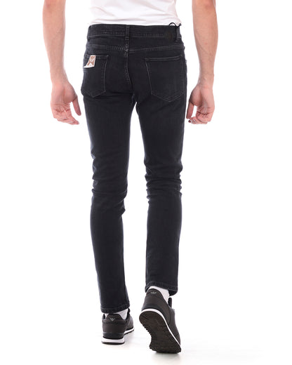 Jeans Blu Scuro Bottoni Daniele Alessandrini - mem39