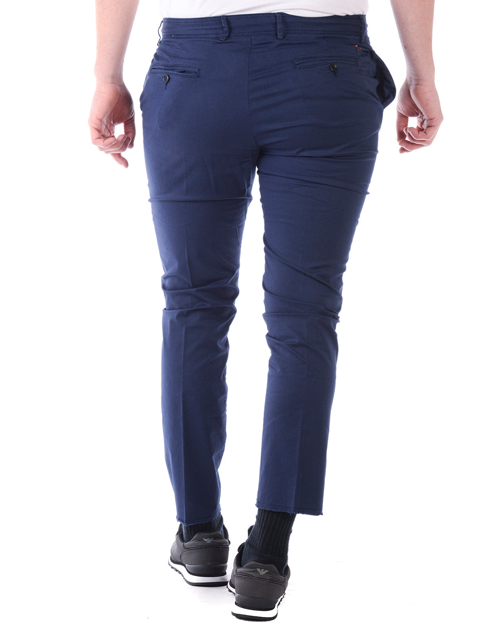 Pantaloni Daniele Alessandrini Blu Primavera/Estate - mem39